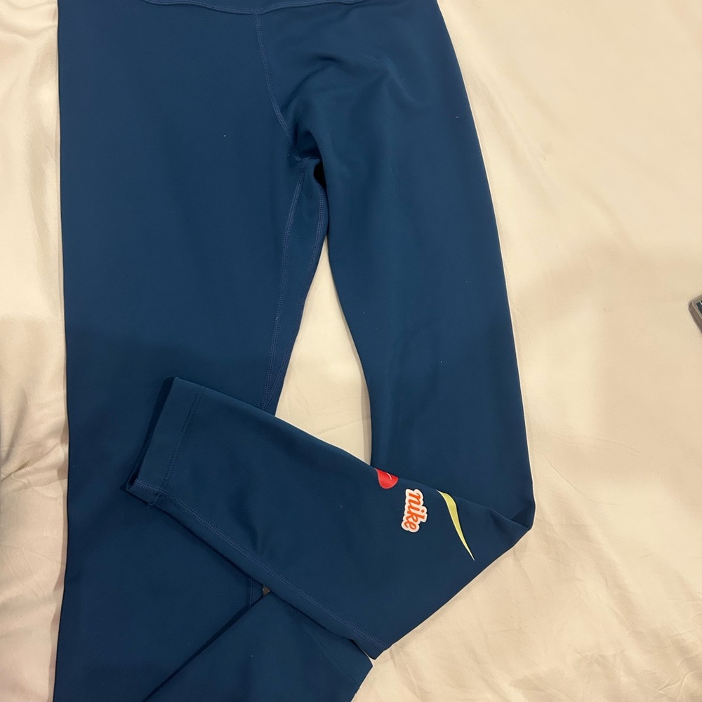 Nike Blue Athletic Leggings